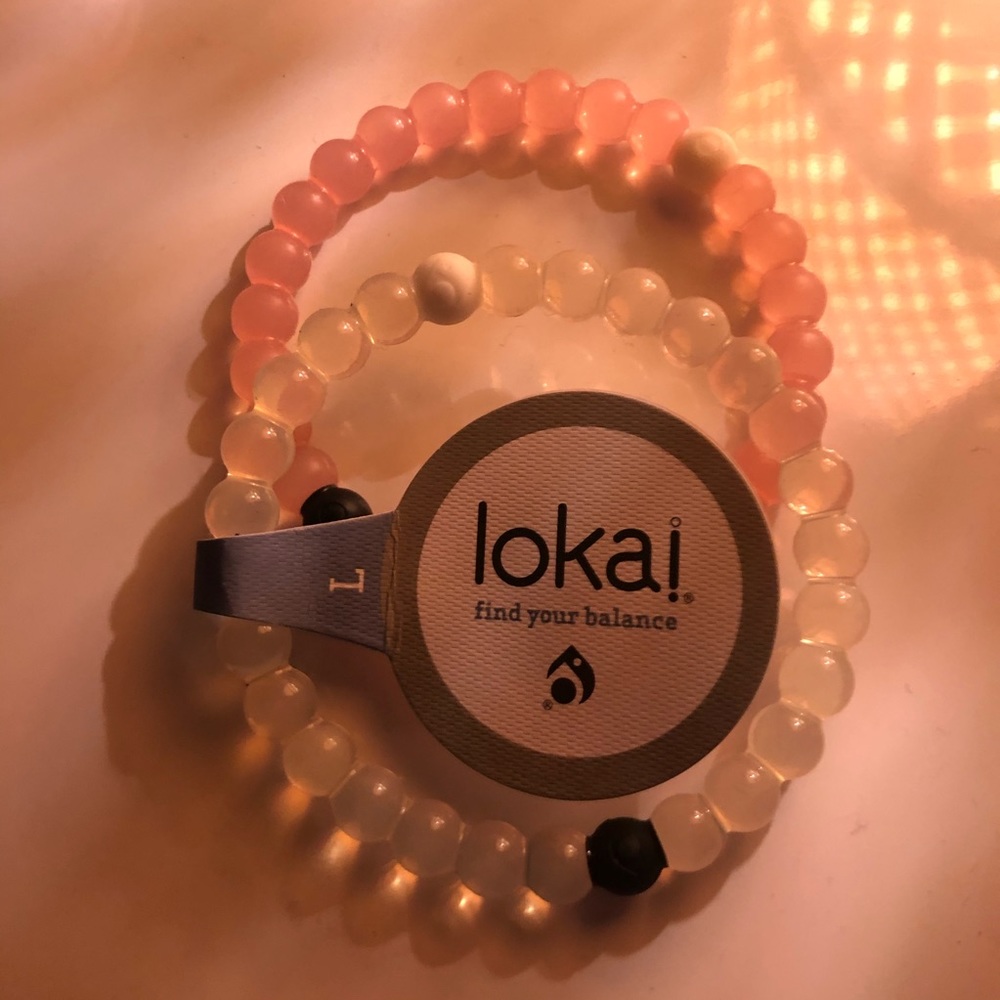 2 Lokai braclets, one new with tags!!